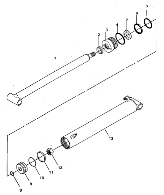 CYLINDER ASSEMBLY, DIPPER, 9MD2