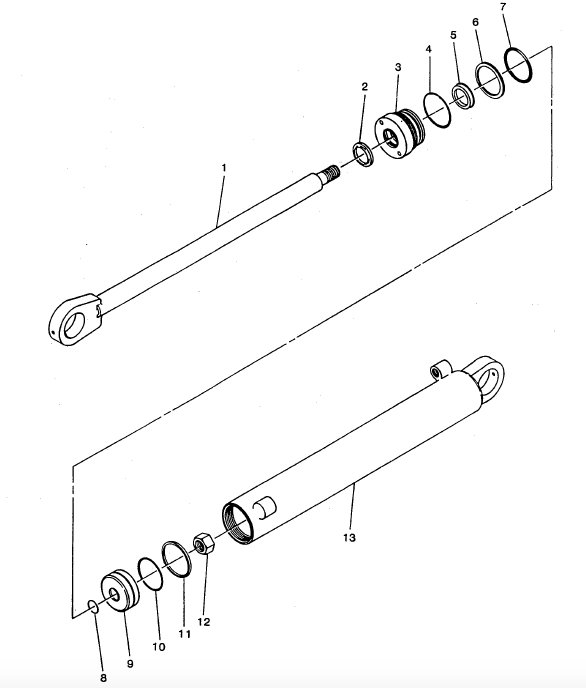 Cylinder breadkown