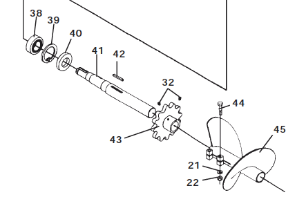 trencher drive breakdown