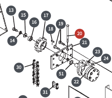 drive motor breakdown