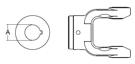 IMPLEMENT YOKE, 1.50 ROUND, BYPY 6