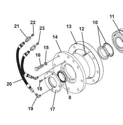 FLANGE, DIRT RING