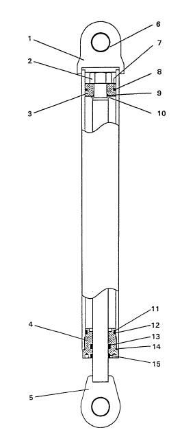 CYLINDER ROD, 408 BUCKET CYLINDER, 81636