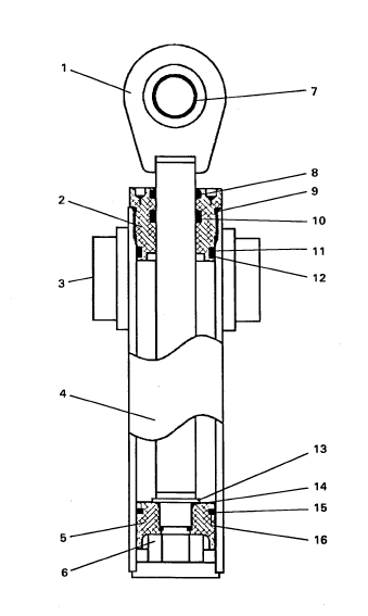 GLAND, ALUM, 2.50x1.25x2.31, THREADED