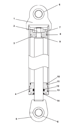 CYLINDER ASSEMBLY, 3.50 x 1.75 x 24.83