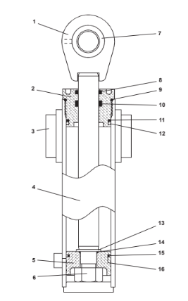 PISTON, ALUM, 2.75 x 1.00 x 1.72