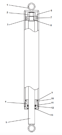 CYLINDER ROD WMT,BACKHOE (63107)