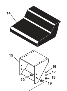 BRACKET, BACKHOE SEAT MOUNT