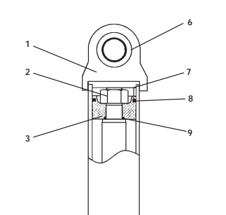 PISTON, ALUM, 2.75 x 1.00 x 1.47