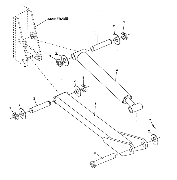 STABILIZER ARM, BRADCO 3375, 408