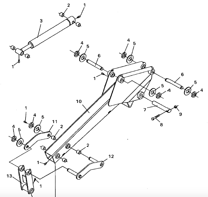 3265 dipper assembly