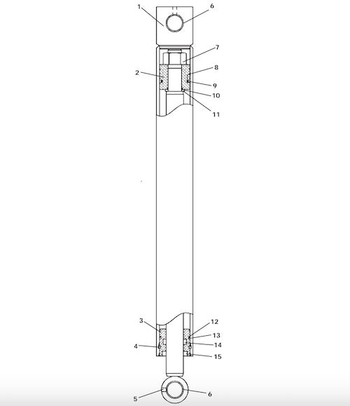 CYLINDER, BOOM, 3265 BACKHOE