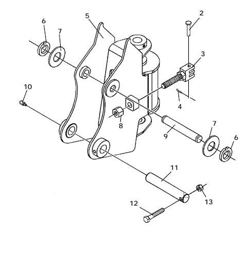 PIVOT PIN, 1.25 x 7.16