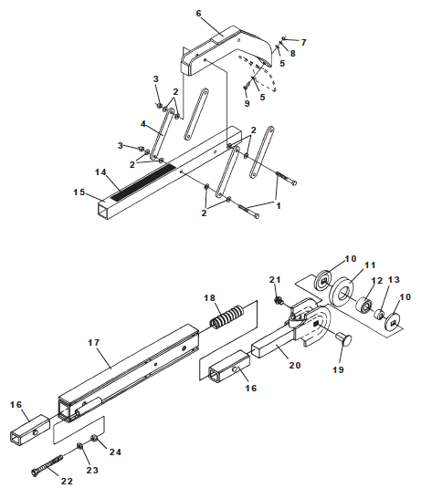 boom & crumber assembly