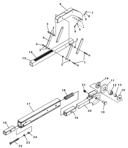 boom & crumber assembly