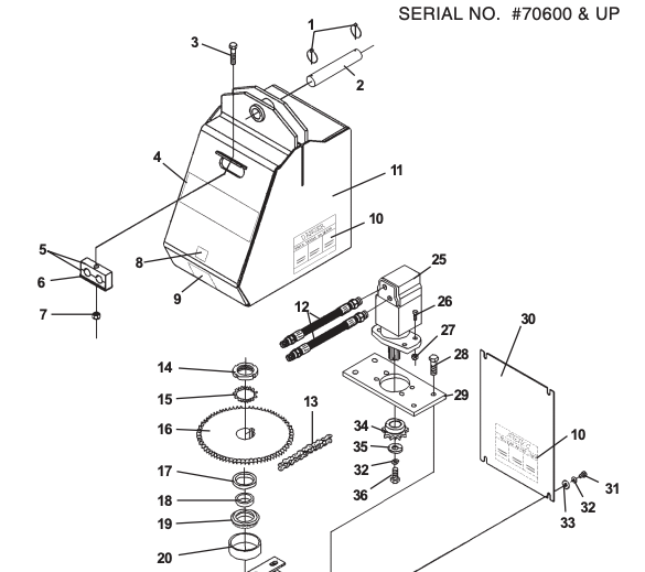 CHAIN ASSEMBLY TW60H