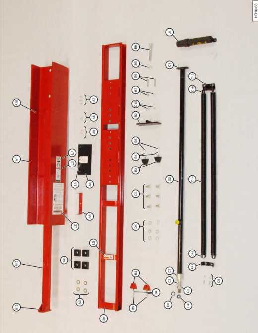 MAIN CARRIAGE CHANNEL HD10, 2014 & OLDER