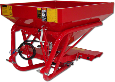 side shot fertilizer spreader