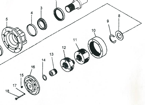 THRUST WASHER AUBURN #8