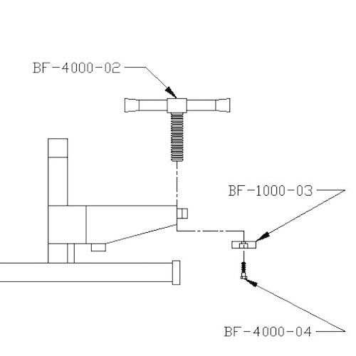 bucket fork parts assembly