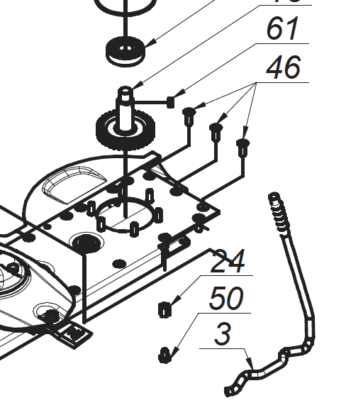 BLADE CHANGING LEVER, SAMBA