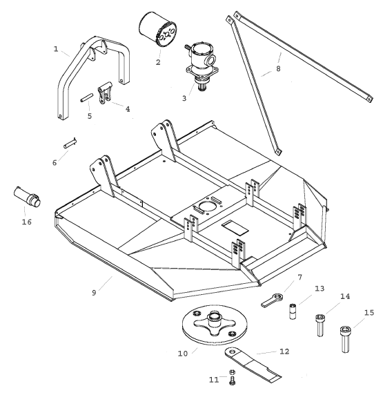 GEARBOX ASSEMBLY, BROWN 600 SERIES