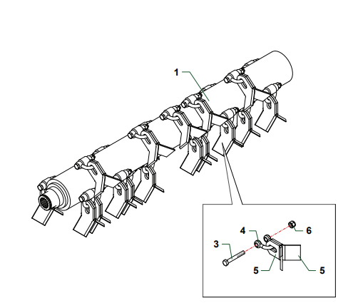 ROTOR FOR TME80 HEAD FERRI