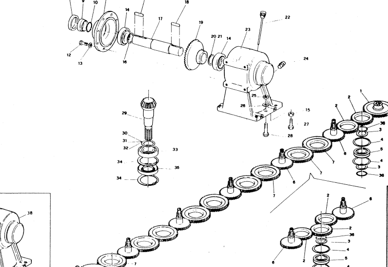 GEAR & SHAFT 34T