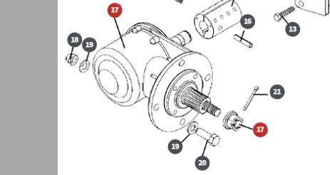 GEARBOX ASSY,HIGH FLOW