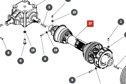 PTO shaft assembly