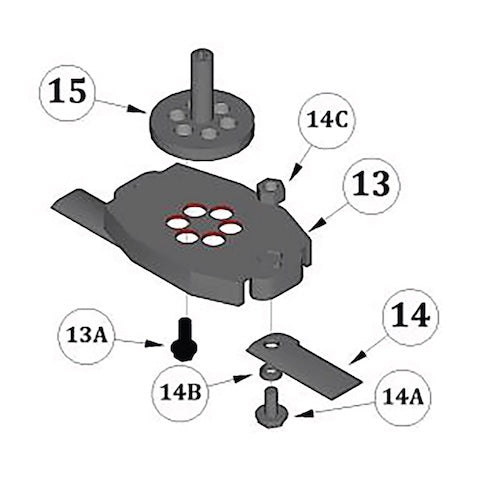 Swing arm blade assembly