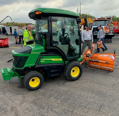 City 150 rear view on Deere mower