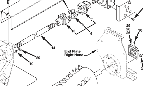 DRIVE SHAFT SPLINED 725 PRESEEDER