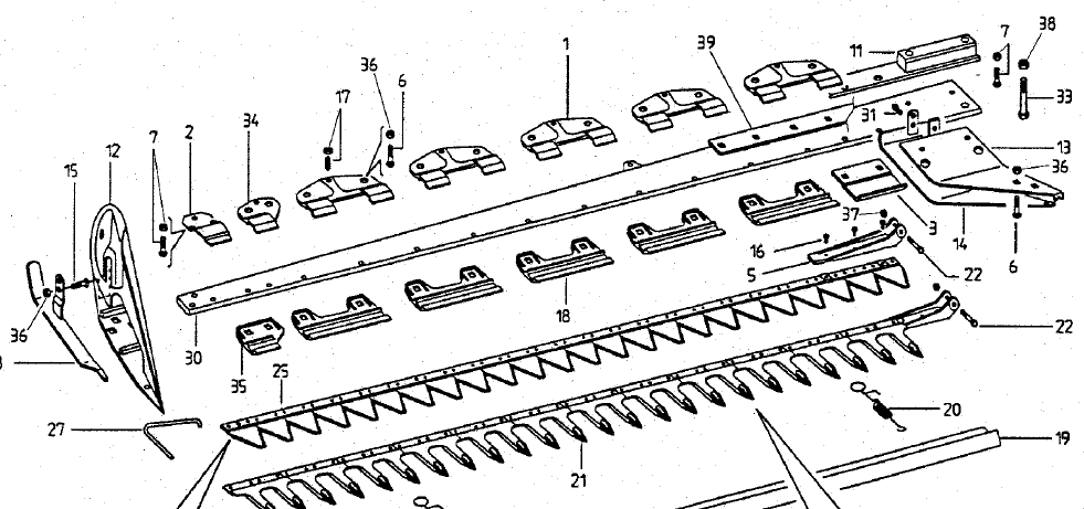 MAIN BEAM, SB180 CUTTER BAR, 100.498 – Ford Distributing