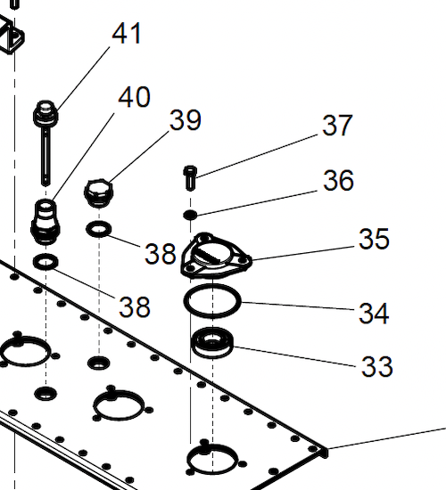 BEARING HOUSING, DL TRANSMISSION