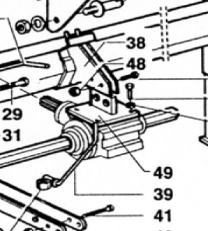 GEARBOX MOUNTING BRACKET, LOWER