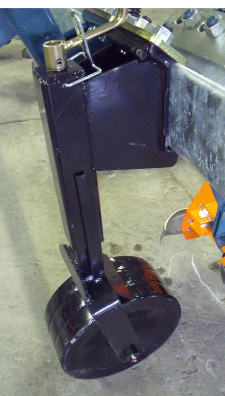 Heavy gauge wheel assembly