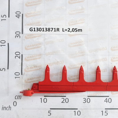 TOOTH BAR ASSEMBLY, FBR2.05, RIVETTED