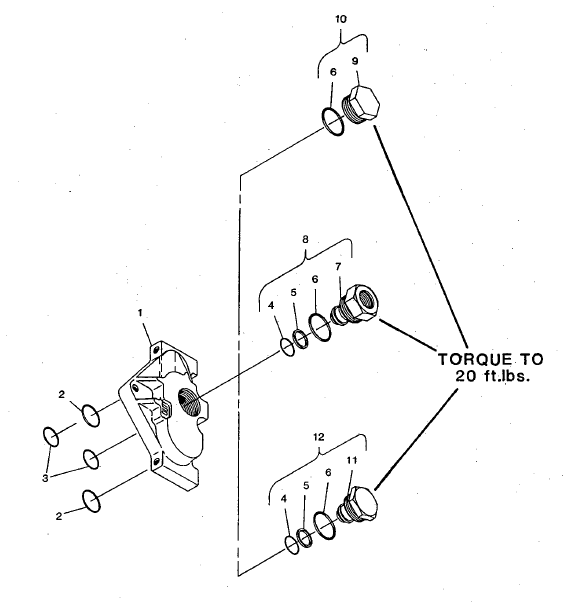 SEAL KIT, OUTLET COVER PORT