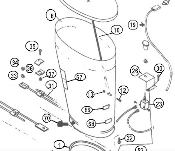 GT-77-ATV hopper assembly