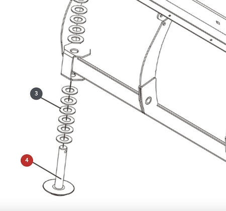 snow blade skid shoe