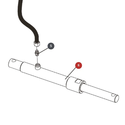 CYLINDER ASSEMBLY, 1400 SNOW BLADE, GRADER RAKE