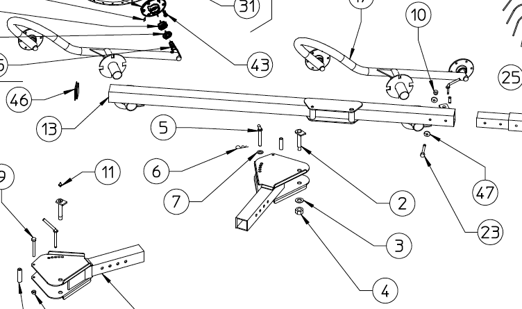 MAIN BEAM, LEFT HAND, QR8-10, 230.308