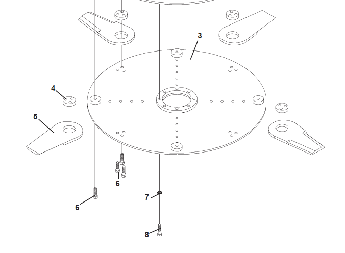 BLADE, DOUBLE EDGE,72" HD CUTTER