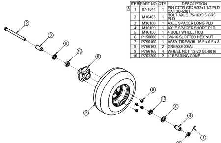 M16114 wheel upgrade kit