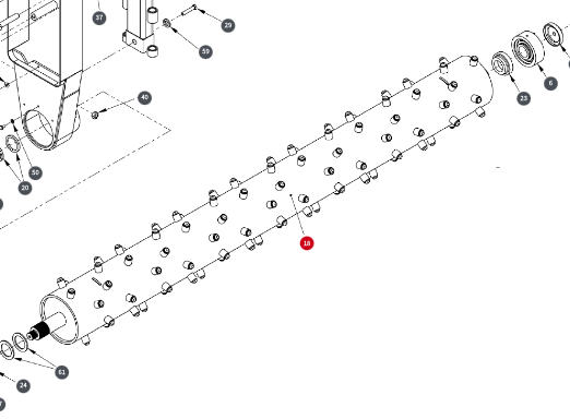 ROTOR, CARBIDE TOOTH, MX7