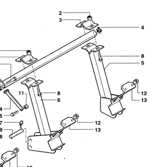 INNER UPRIGHT/FL HITCH
