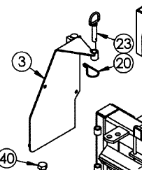PIN, END GATE, ⅝ x 2.75