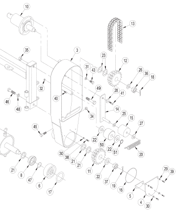 CHAIN CASE WELDMENT, T6