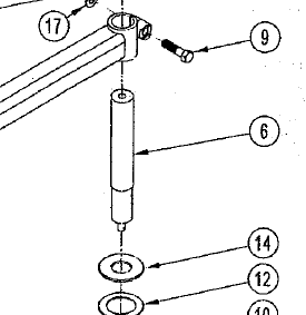 Caster shaft